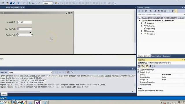 Read/ Write Data Integer by Modbus TCP/IP in Unity Pro XL Schneider with C# смотреть онлайн