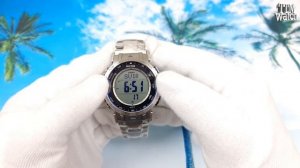 Обзор Casio PRW-31YT-7 с сапфиром / модель 2021 года