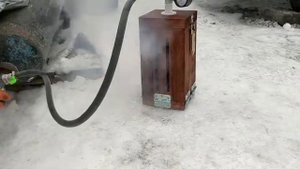 МИНИ УСТАНОВКА для изготовление сухого льда.
