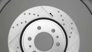 Как определить левый или правый перфорированный диск POWERSTOP?