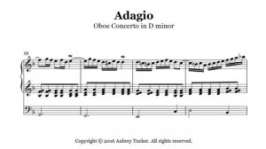 Organ: Adagio (Oboe Concerto in D minor) - Alessandro Marcello