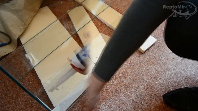 Изготовление террариума своими руками. 3 этап. Часть 2. Видео-урок от ReptoMir-TV смотреть онлайн