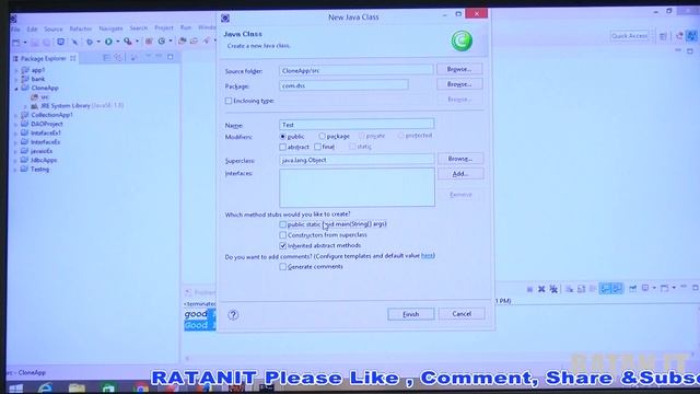 Core java Tutorial || Interface || Video-10 || Cloening Process || || By Ratan sir смотреть онлайн