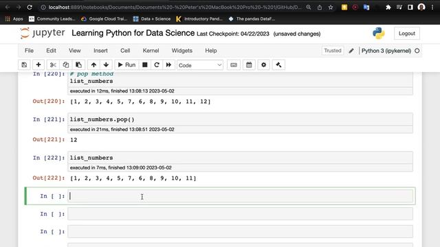 Python List Methods - Part 2