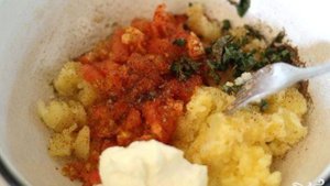 Запеченный картофель с начинкой