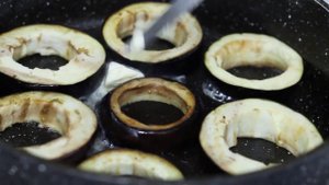 Баклажановые ?кольца с фаршем Ленивая ?баклажановая долма