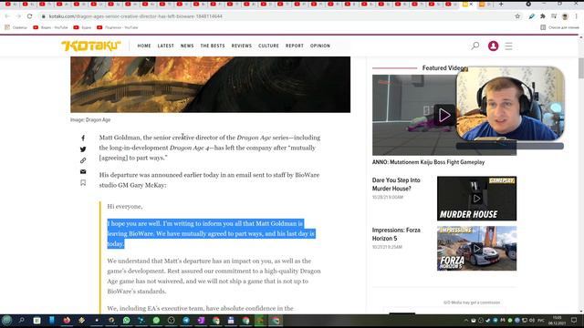 уже ВТОРОЙ креативный продюсер бросил Dragon Age 4 смотреть онлайн