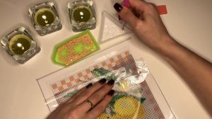 ASMR chewing gum,  АСМР алмазная МОЗАИКА, часть 2, жвачка АСМР, тихий голос, ЧАВКАНЬЕ