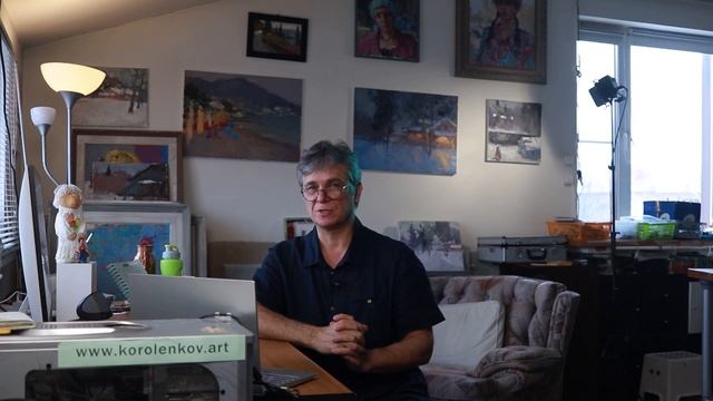 1121 КАК УГНАТЬСЯ ЗА МЕНЯЮЩИМСЯ СОСТОЯНИЕМ В ПРИРОДЕ _ рисование. Короленков смотреть онлайн