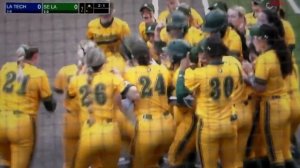 Southeastern Louisiana softball's Madison Rayner hits home run vs. Louisiana Tech