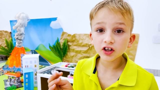 Vlad ve Niki oyuncak Arabalarla oynuyor ve Matchbox City'i inşa ediyor смотреть онлайн