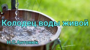 Колодец воды живой Н.С.Антонюк Проповедь МСЦ ЕХБ