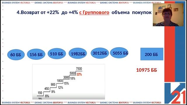 Виды доходов в бизнес системе VECTOR21 Татьяна Буйлова смотреть онлайн