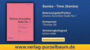 Samba Time, von Thomas Ott (aus Groovy Accordion Suite No.1)