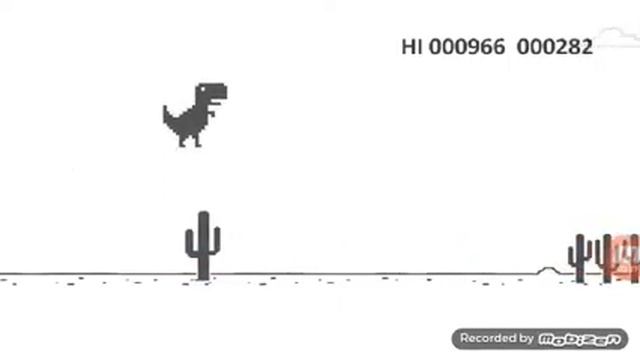 Динозавр прыгает через кактусы@!!!@ "#))))))?????? смотреть онлайн