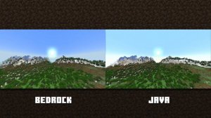 Sunset Differences between Minecraft Java & Bedrock (4K HDR)