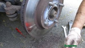 Ford Fiesta замена тормозного диска (18+)!