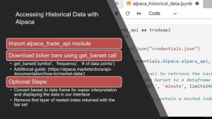 Alpaca Introduction [Python Interactive Algorithmic Trading Assistant with APIs]