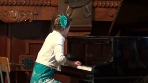 Сухановская Марина 8 лет (С. Майкапар. Этюд с-moll "Бурный поток")