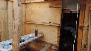 Крыша для сарая. Сарай за один день.Погода не дает работать.Ветра и пасмурно в Иркутске