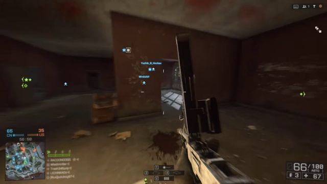 Battlefield 4 адский забег с ПКП Печенег смотреть онлайн