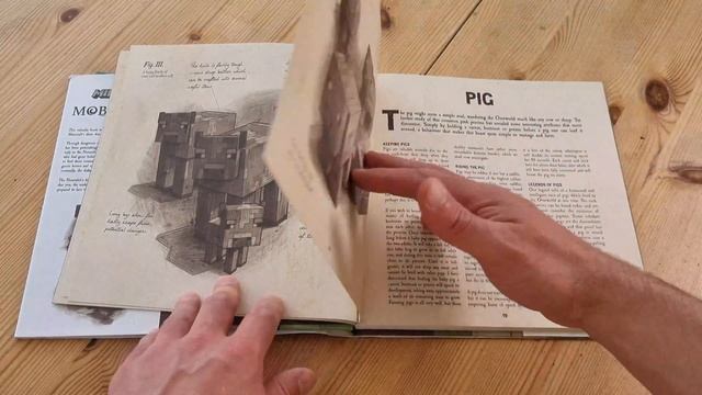 Minecraft Mobestiary - an illustrated guide to the mobs of minecraft book flip смотреть онлайн