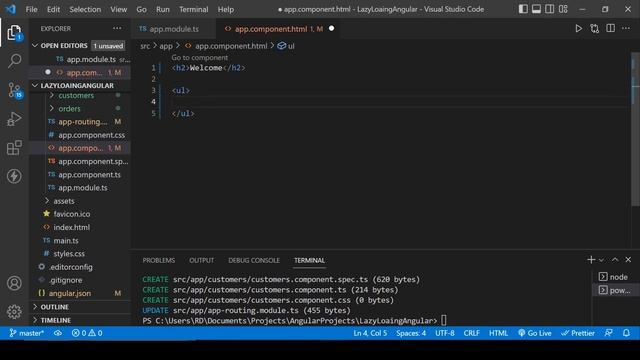 Lazy loading in angular | Using feature modules in angular смотреть онлайн