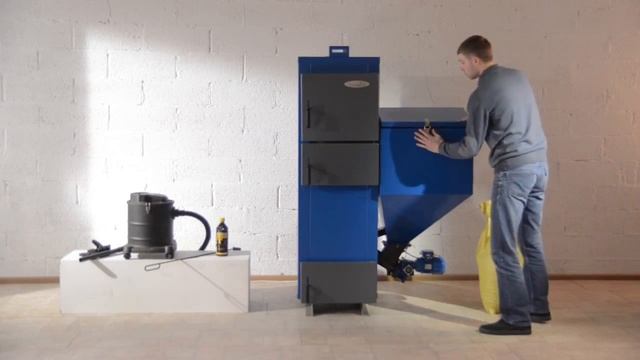 Как работает котел на пеллетах смотреть онлайн