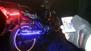 ТЮНИНГ СВЕТА :Viper Active Подсветка снятая со вспышкой на моём Viper Active