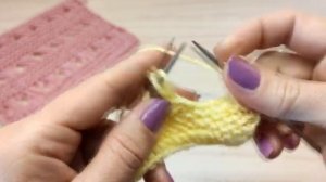 ДВУХСТОРОННИЙ УЗОР ДЛЯ СНУДА,ШАРФА И НЕ ТОЛЬКО, Вязание спицами.