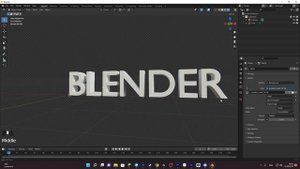 Как сделать КРУТОЙ текст в Blender?