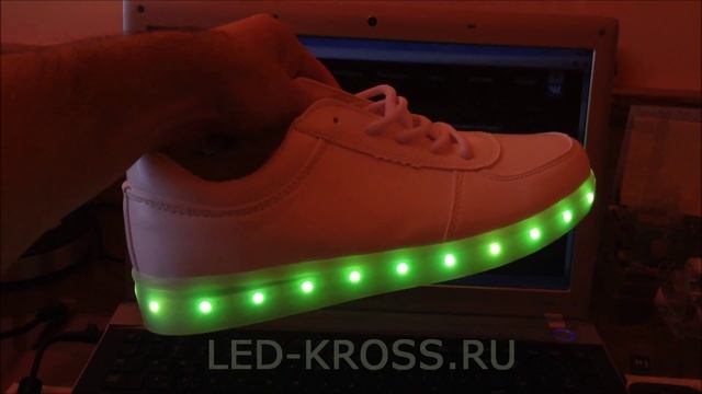 Светящиеся кроссовки от Led-Kross.ru смотреть онлайн