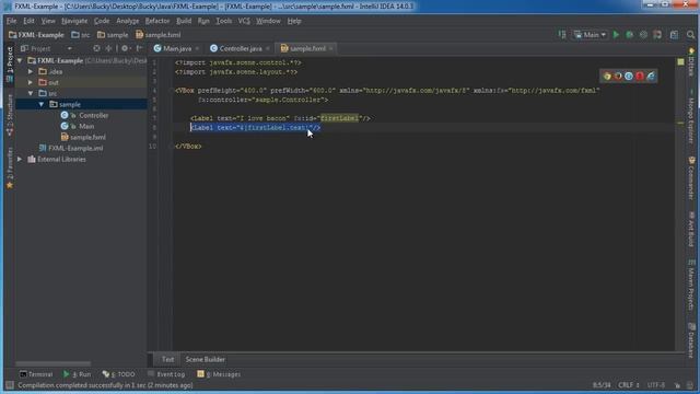 JavaFX Java GUI Tutorial - 33 - Initialize, Binding, and Reusable Components