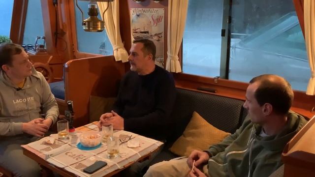 Купил траулер CHB 34 в Голландии и перегнал в Анапу.
