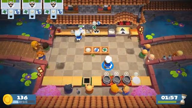 Overcooked 2 | online mulitplayer gameplay with pro players смотреть онлайн