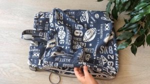 Лайфхак: Обзор мешка для физкультуры, сменной обуви (как разграничить обувь и одежду в одном мешке)