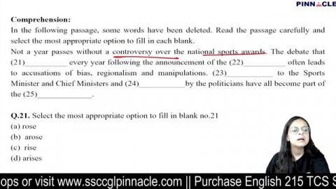 SSC CGL 2022 | Pinnacle English 215 Shifts 3rd Edition | TCS PYQ | SSC CHSL | Pinnacle English Book