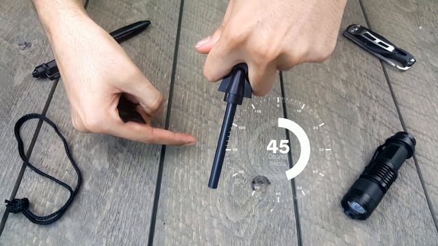 Ferro Rod Striker: Best Fire Starter Technique - Quick Tips (2018) смотреть онлайн
