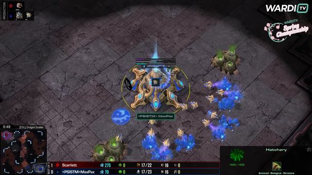 Scarlett vs MaxPax (ZvP) - WardiTV Spring Championship 2023 [StarCraft 2] смотреть онлайн