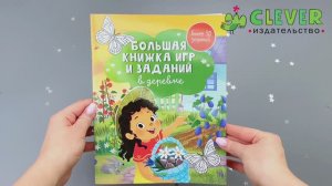 Большая книжка игр и заданий. В деревне