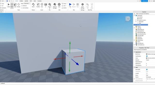 Как сделать отверстие в стене в Roblox Studio