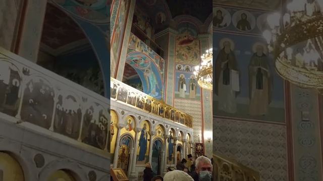 Новогодний молебен.31.12.2021.Храм Сергия Радонежского в Солнцево.Москва.Благославение . смотреть онлайн