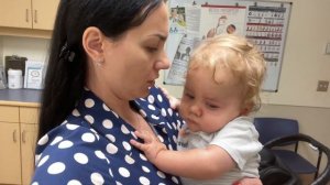 Малыш на приёме у доктора.