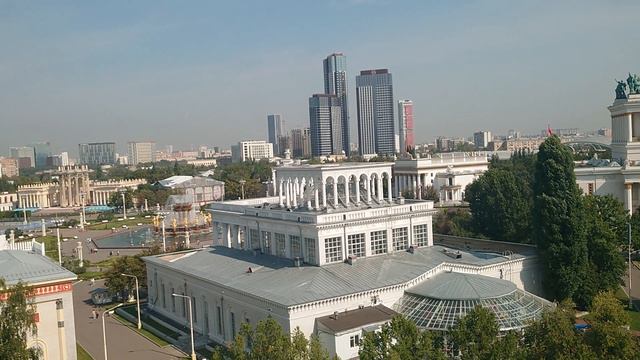 Воздушный трамвай. ВДНХ. 1 сентября 2024