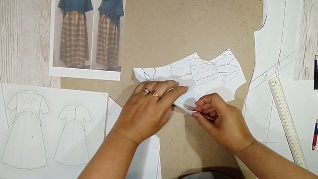 ВЫКРОЙКА.ПЛАТЬЕ для ВСЕХ Размеров.Уроки Моделирования