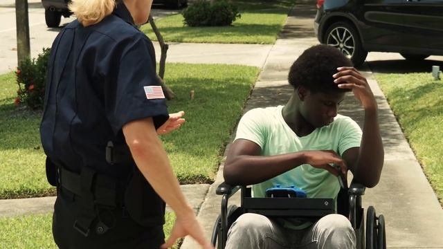 Police Officer Attacks Handicap Teenager On Way To His Friends House