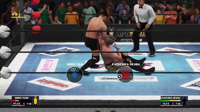 Kazuchika Okada vs Kenta / Hideo Itami NJPW IWGP Heavyweight Championship