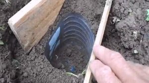 Как избавиться от крота,старинный способ с ведром.