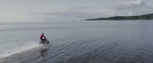 На мотоцикле по воде
