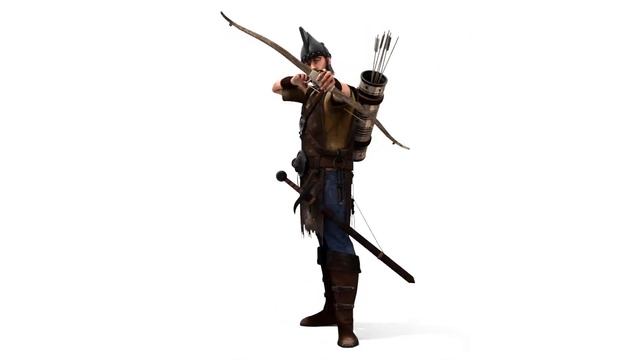 Rigged Archer 3D Model: Download - 3Ds Max